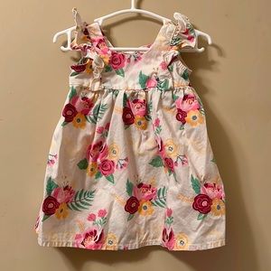 Ruffle butts floral dress